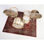 DRUM'N'BASE Tapis de Batterie Vintage Persian 1,85m x 1,60 m Original Red