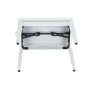 GEWA Banquette Piano Deluxe Blanc Satiné Assise Vinyle Blanc