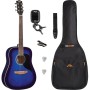 Pack Guitare Acoustique EKO RANGER 6 Blue Sunburst