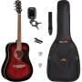 Pack Guitare Acoustique EKO RANGER 6 Red Sunburst