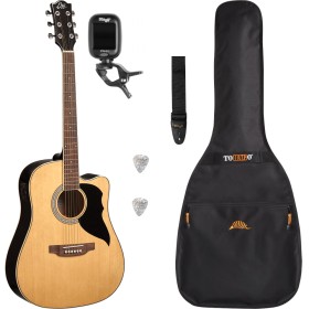 Pack Guitare Electro-Acoustique EKO RANGER 6 CE Natural