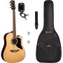 Pack Guitare Electro-Acoustique EKO RANGER 6 CE Natural