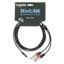KLOTZ MiniLINK Pro CABLE Mini Jack Stéréo Mâle/2 XLR Mâle 3m