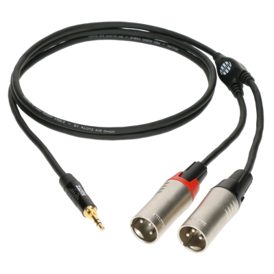 KLOTZ MiniLINK Pro CABLE Mini Jack Stéréo Mâle/2 XLR Mâle 3m