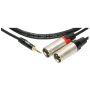 KLOTZ MiniLINK Pro CABLE Mini Jack Stéréo Mâle/2 XLR Mâle 3m
