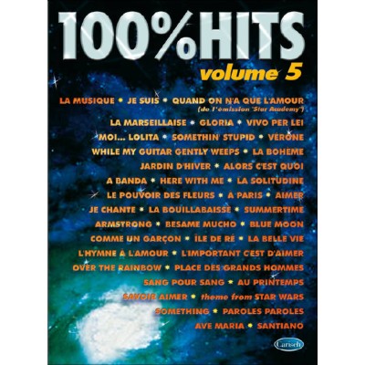 100 % Hits Volume 5 Piano / Voix / Guitare