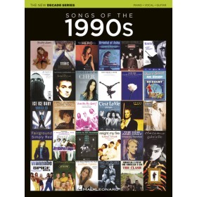 The New Decade Series: Songs of the 1990s Piano / Voix / Guitare