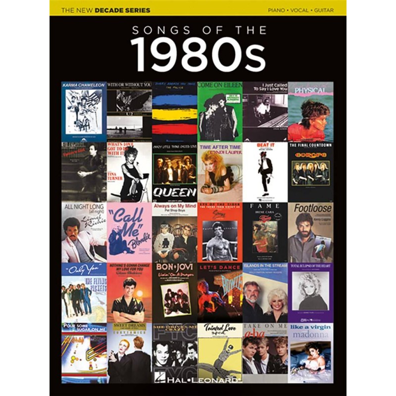 The New Decade Series : Songs of the 1980s Piano / Voix / Guitare