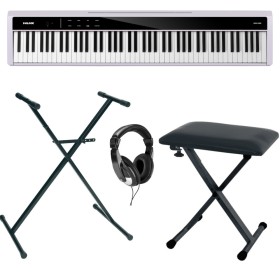 Pack NUX NPK-200 Blanc + Stand + Banquette + Casque