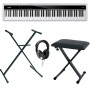 Pack NUX NPK-200 Blanc + Stand + Banquette + Casque