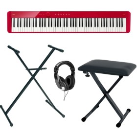 Pack NUX NPK-200 Rouge + Stand + Banquette + Casque