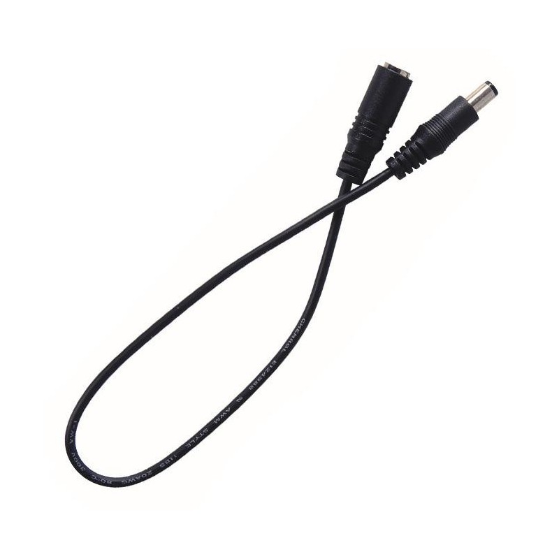DIAGO PS07 Câble Adaptateur Pédale d'Effet Noir 30 cm