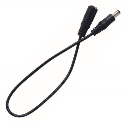 DIAGO PS07 Câble Adaptateur Pédale d'Effet Noir 30 cm