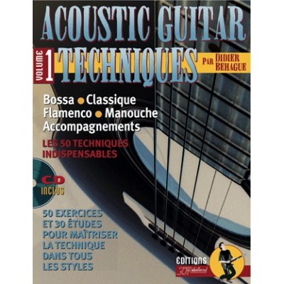Méthode Acoustic Guitar Techniques Volume 1 + CD