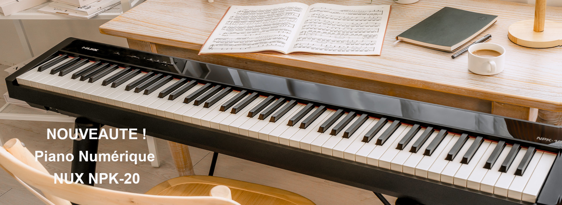 Nouveau Piano Numérique NUX NPK-20 Nouveau Piano Numérique NUX NPK-20