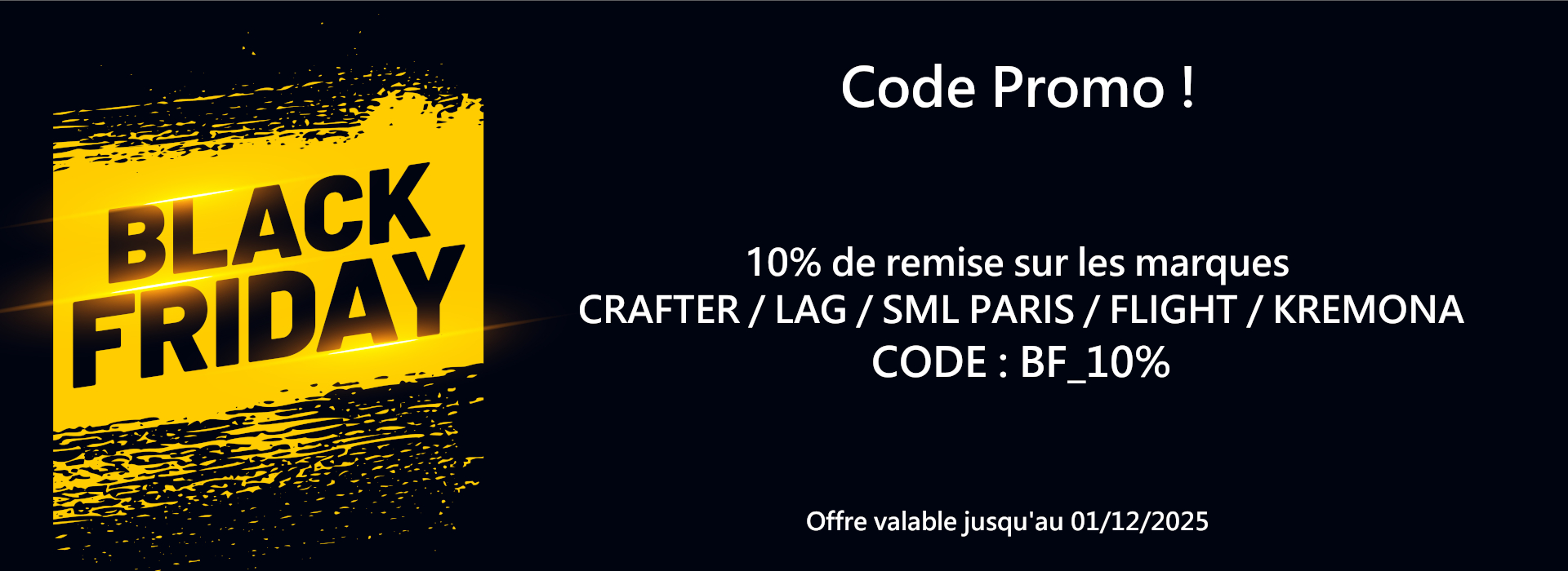 BLACK FRIDAY 2025 10%